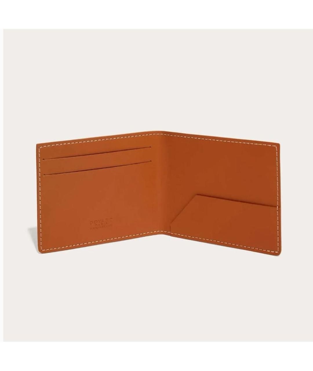 GOYARD Коричневый кошелек, фото 3