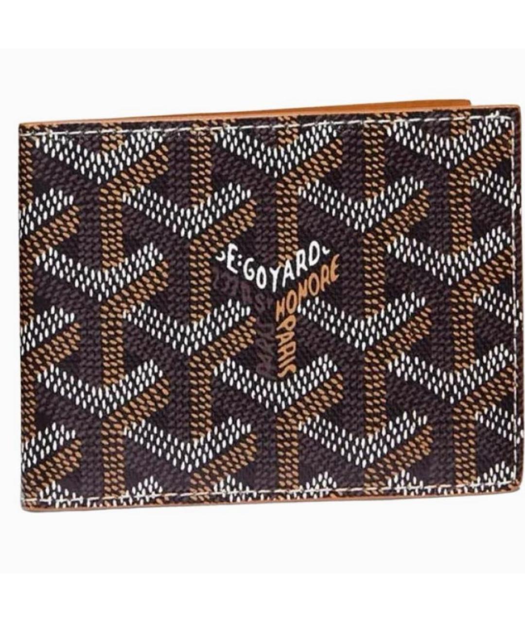 GOYARD Коричневый кошелек, фото 5