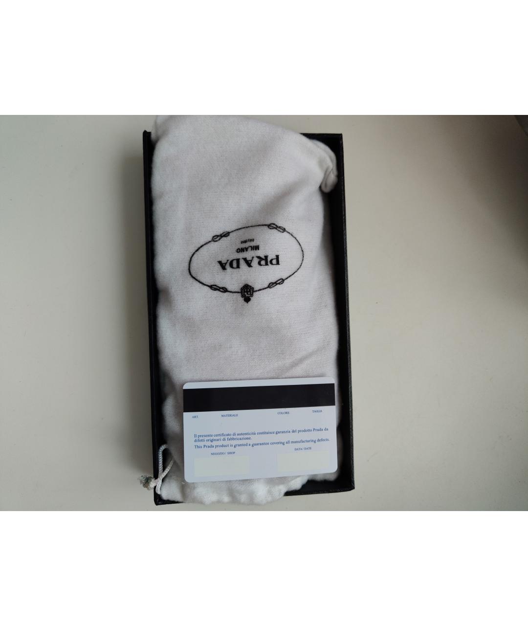 PRADA Розовый кожаный кошелек, фото 6