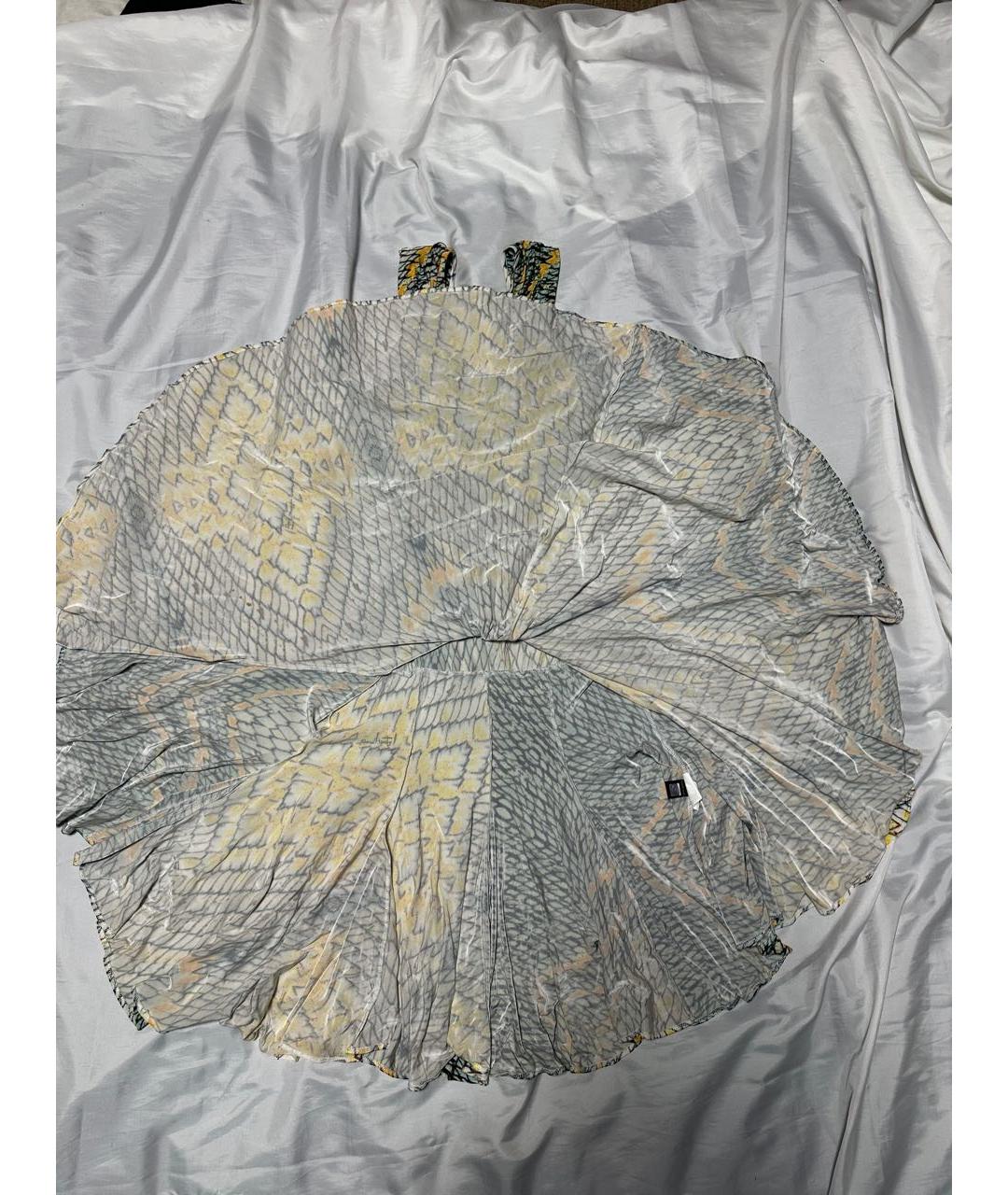 ROBERTO CAVALLI Мульти вискозное коктейльное платье, фото 8