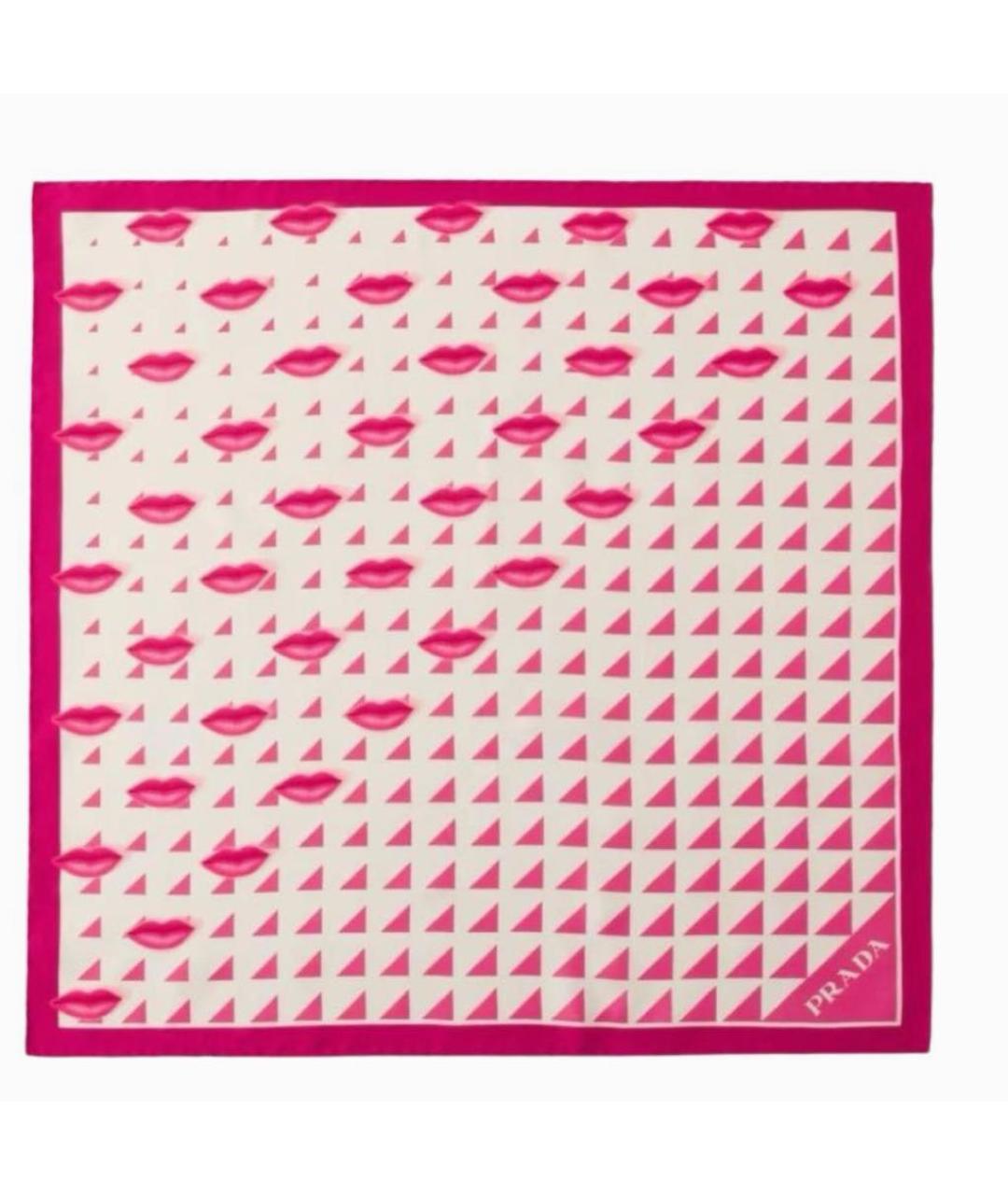 PRADA Розовый платок, фото 2
