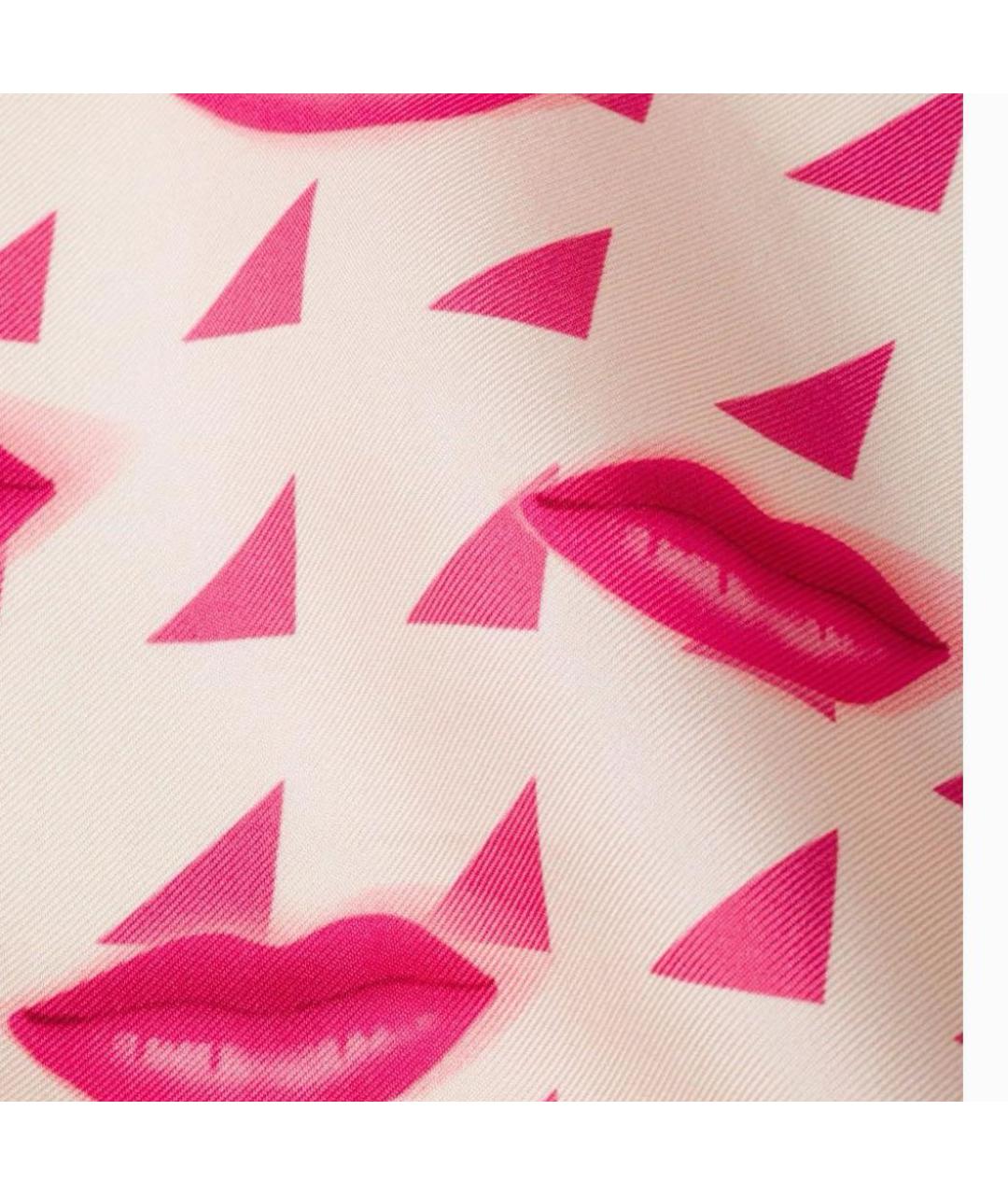 PRADA Розовый платок, фото 3