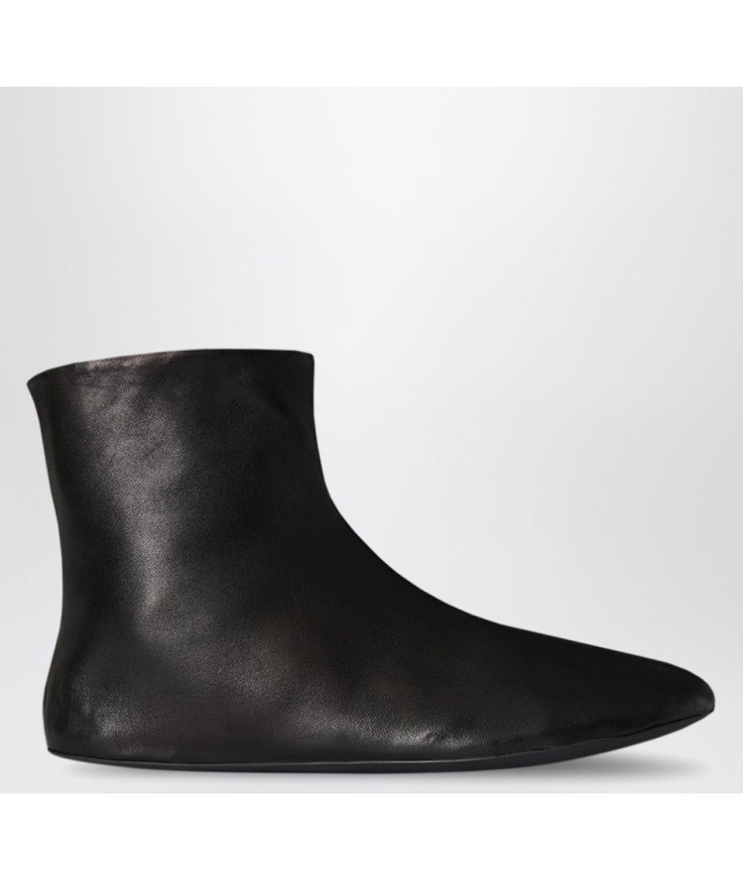 THE ROW Черные кожаные ботинки, фото 3