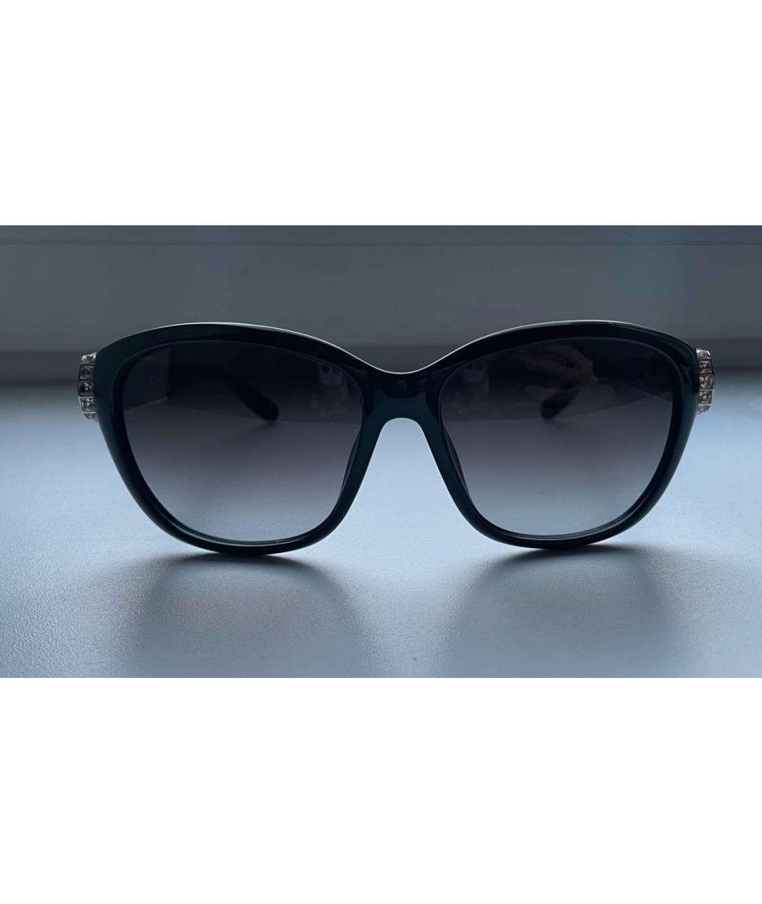 CHLOE Черные пластиковые солнцезащитные очки, фото 8