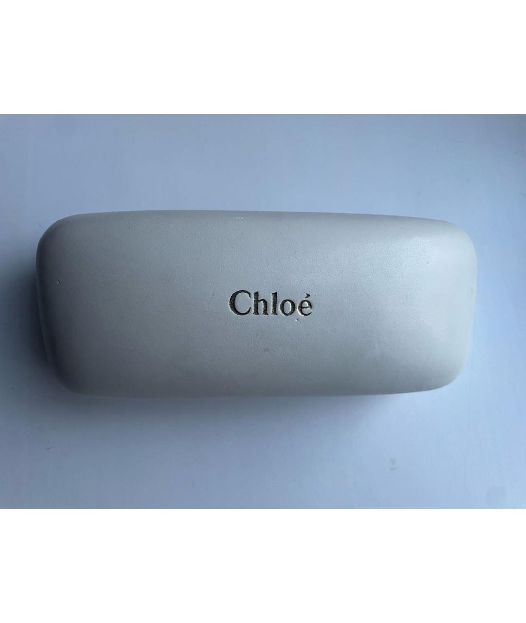 CHLOE Черные пластиковые солнцезащитные очки, фото 4