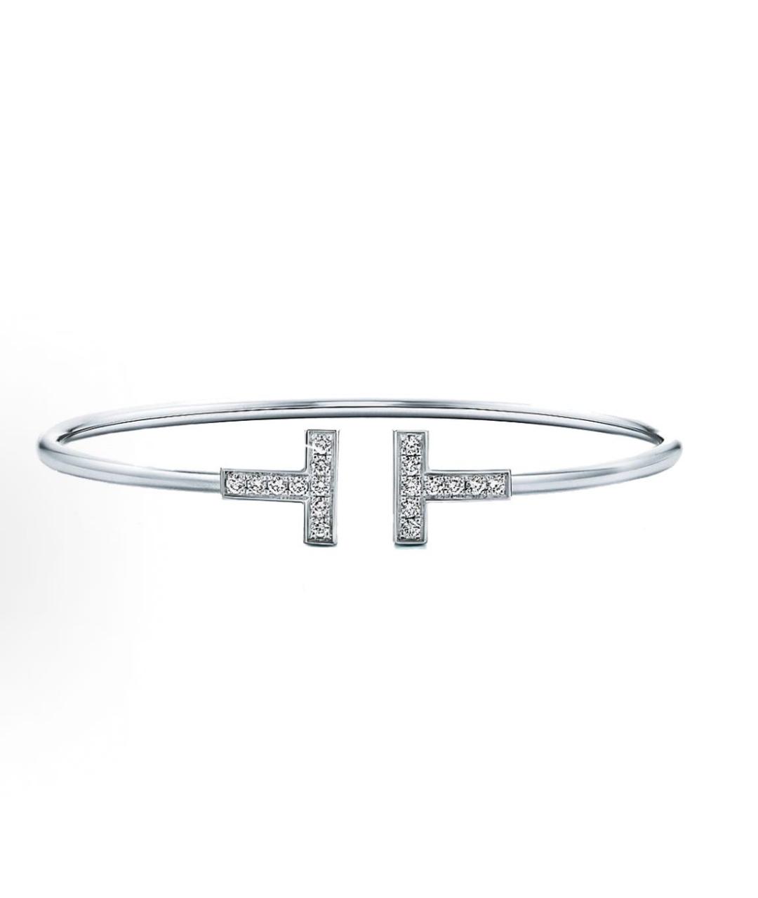 TIFFANY&CO Серебрянный браслет из белого золота, фото 9