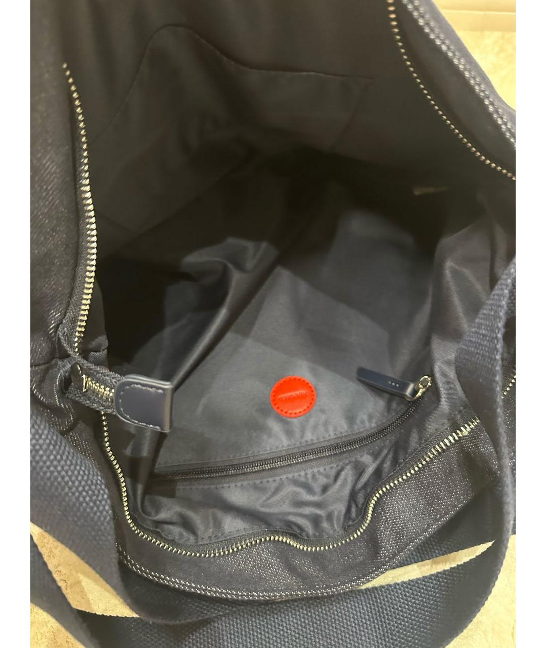 MAX&CO Темно-синий тканевый рюкзак, фото 4