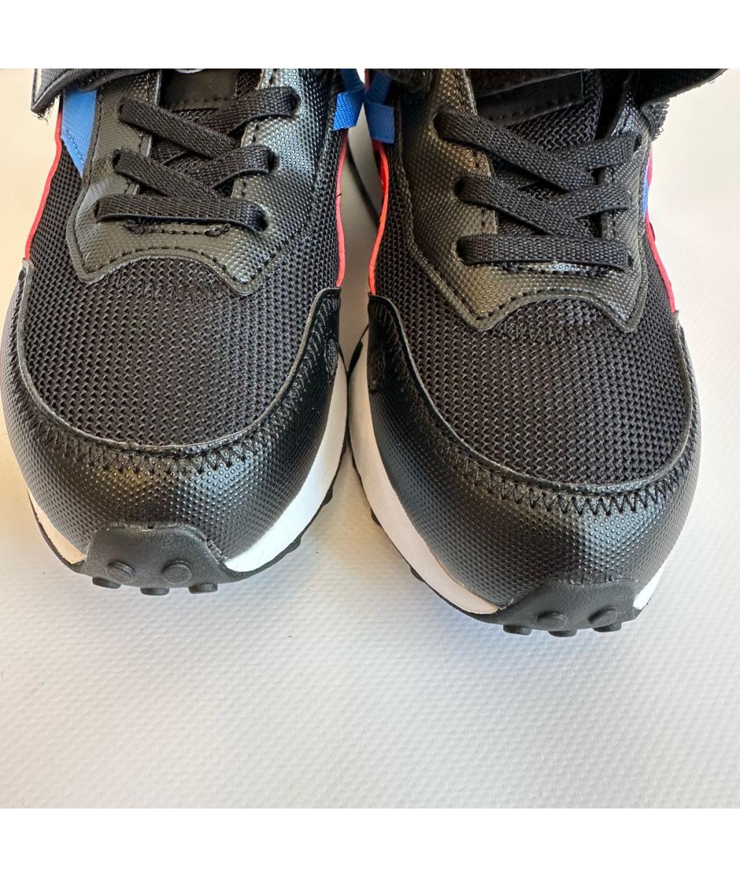 PUMA Черные кожаные кеды, фото 7