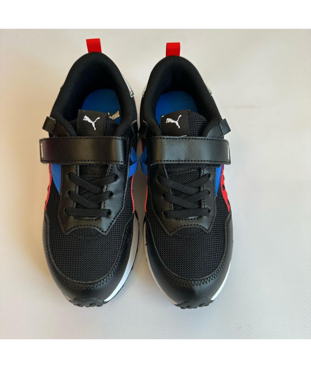 PUMA Черные кожаные кеды, фото 3