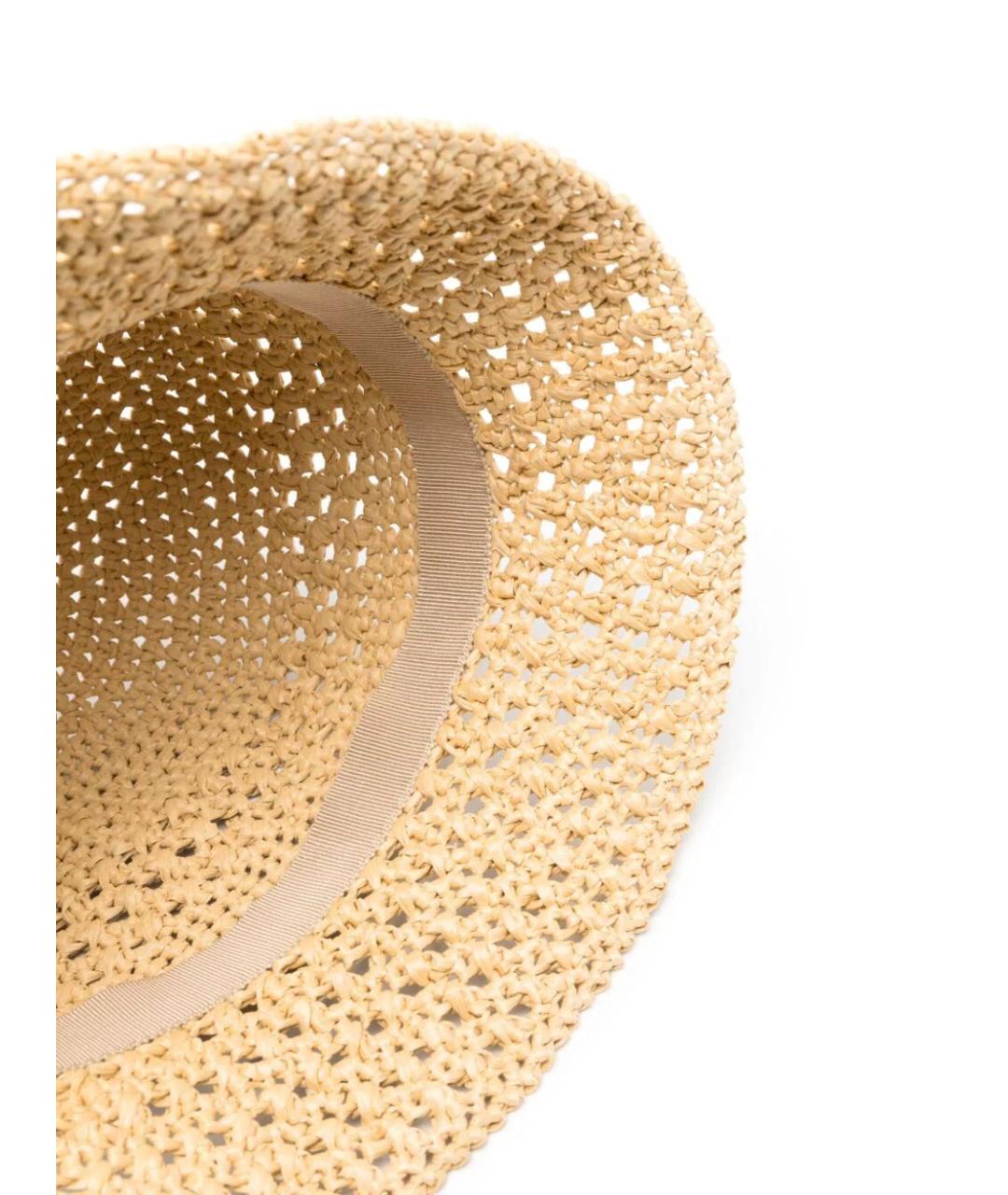 MIU MIU Бежевая хлопковая панама, фото 2