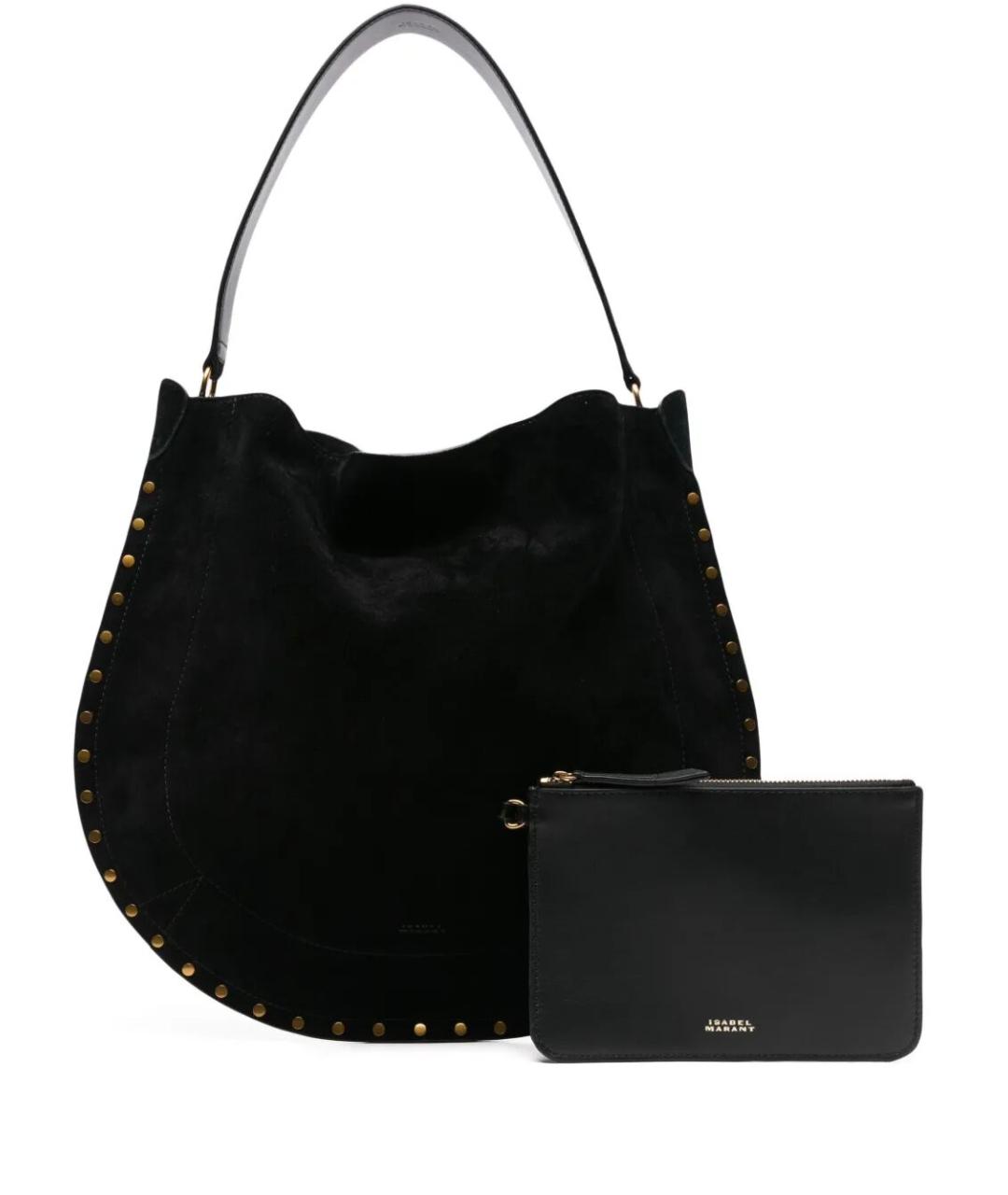 ISABEL MARANT Черная замшевая сумка через плечо, фото 6