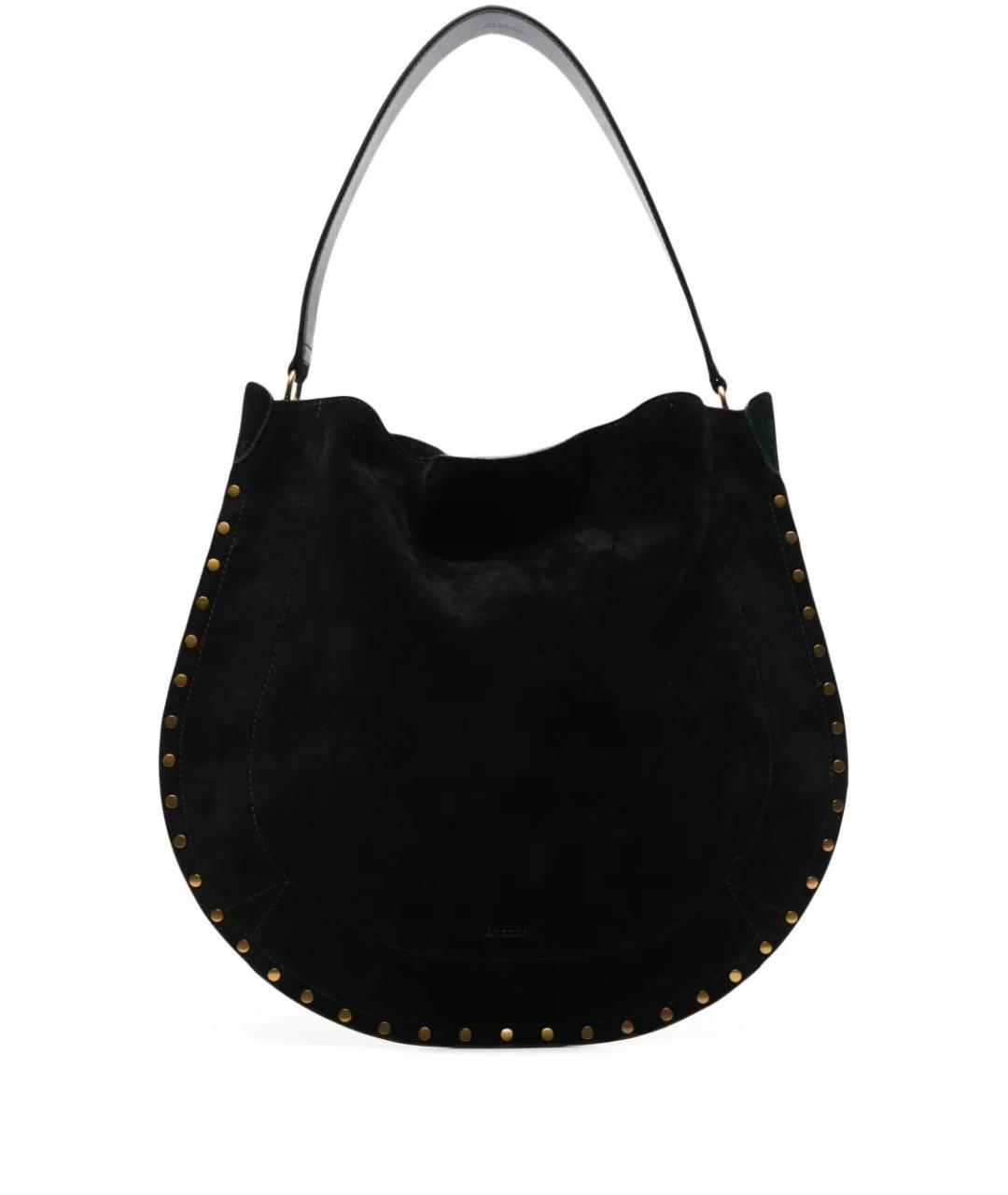 ISABEL MARANT Черная замшевая сумка через плечо, фото 1