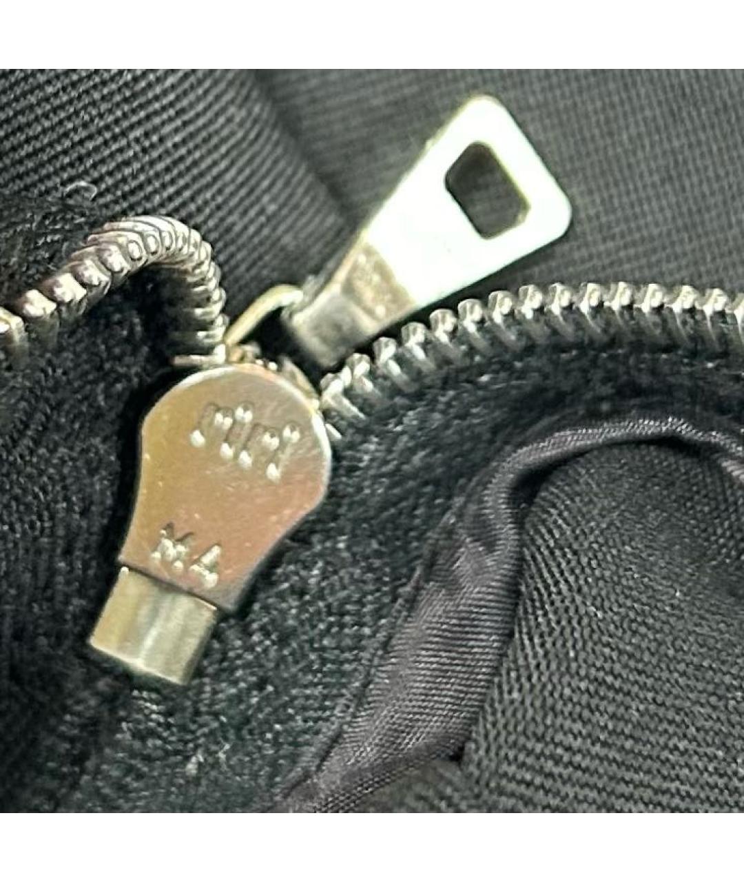 PRADA Черные шерстяные брюки чинос, фото 5