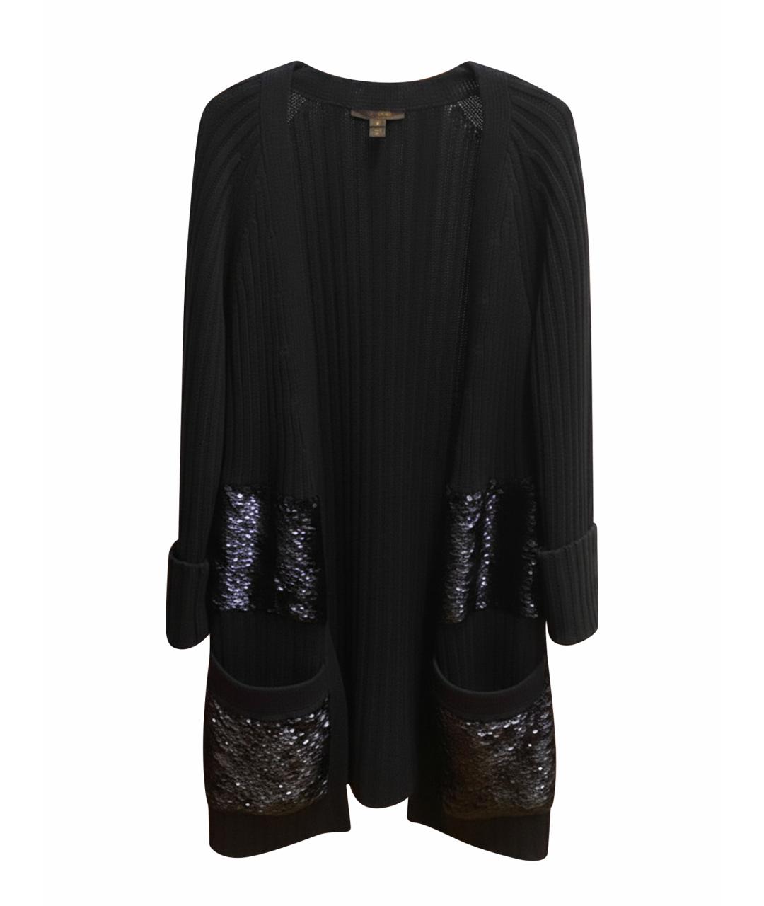 LOUIS VUITTON Темно-синий кашемировый кардиган, фото 1