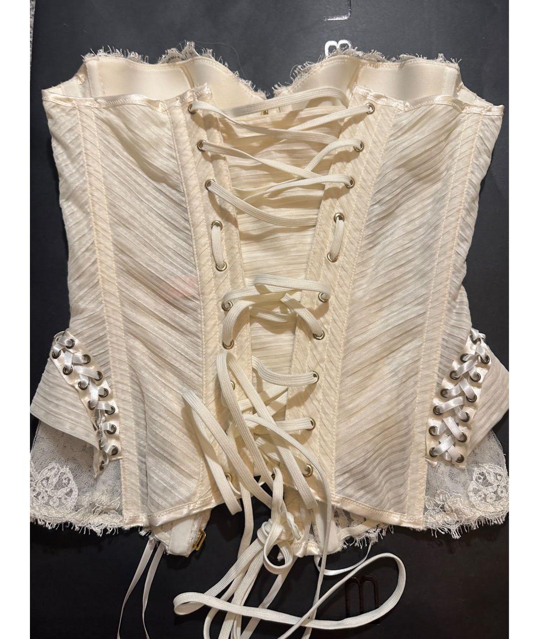 AGENT PROVOCATEUR Бежевый сетчатый корсет, фото 2
