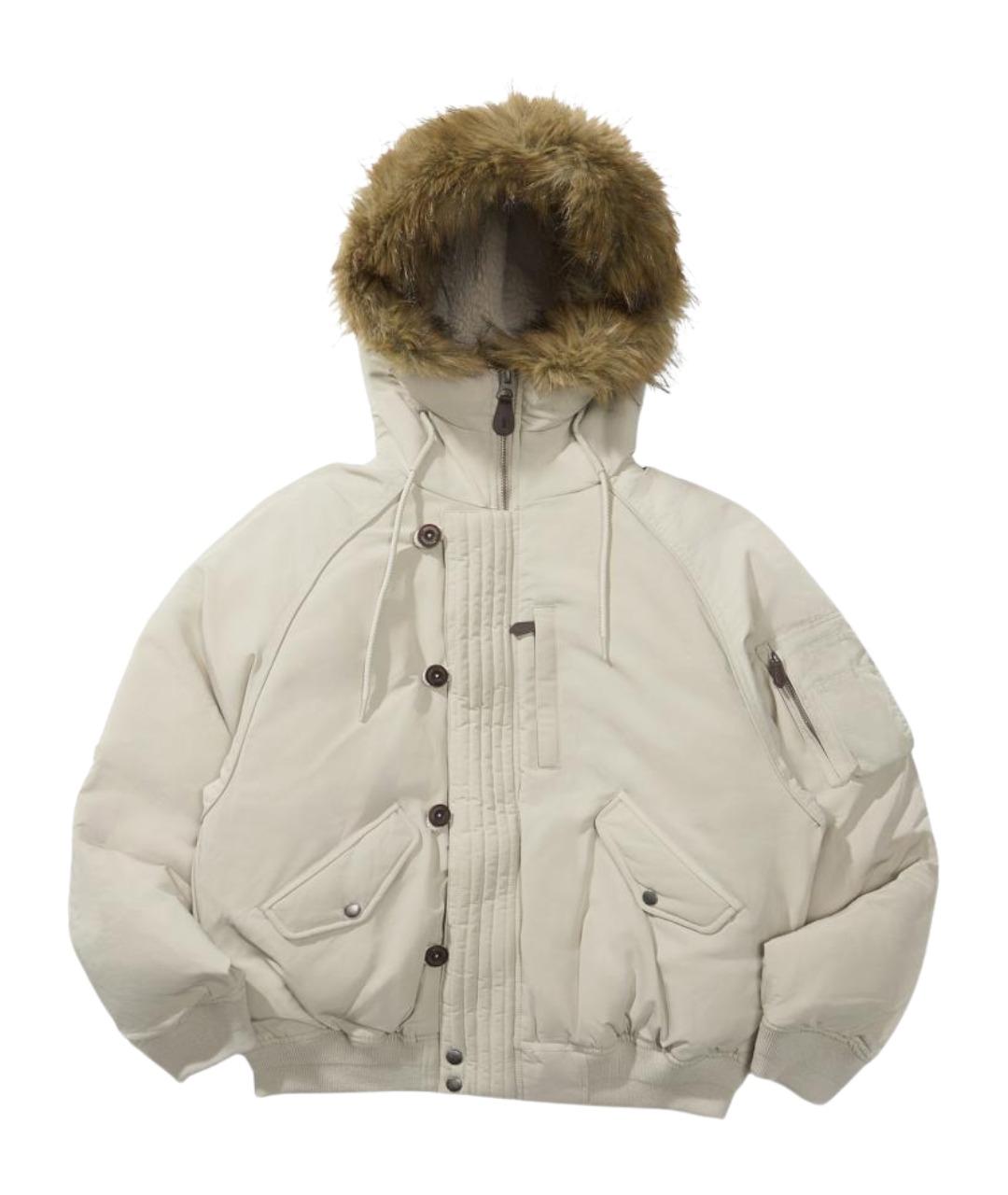 NOTHOMME Бежевый полиэстеровый пуховик, фото 1