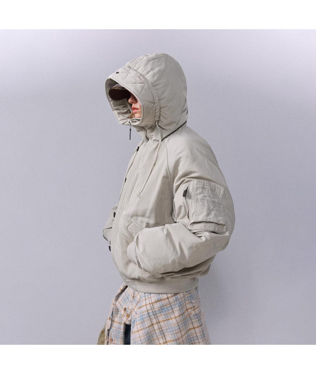 NOTHOMME Бежевый полиэстеровый пуховик, фото 5