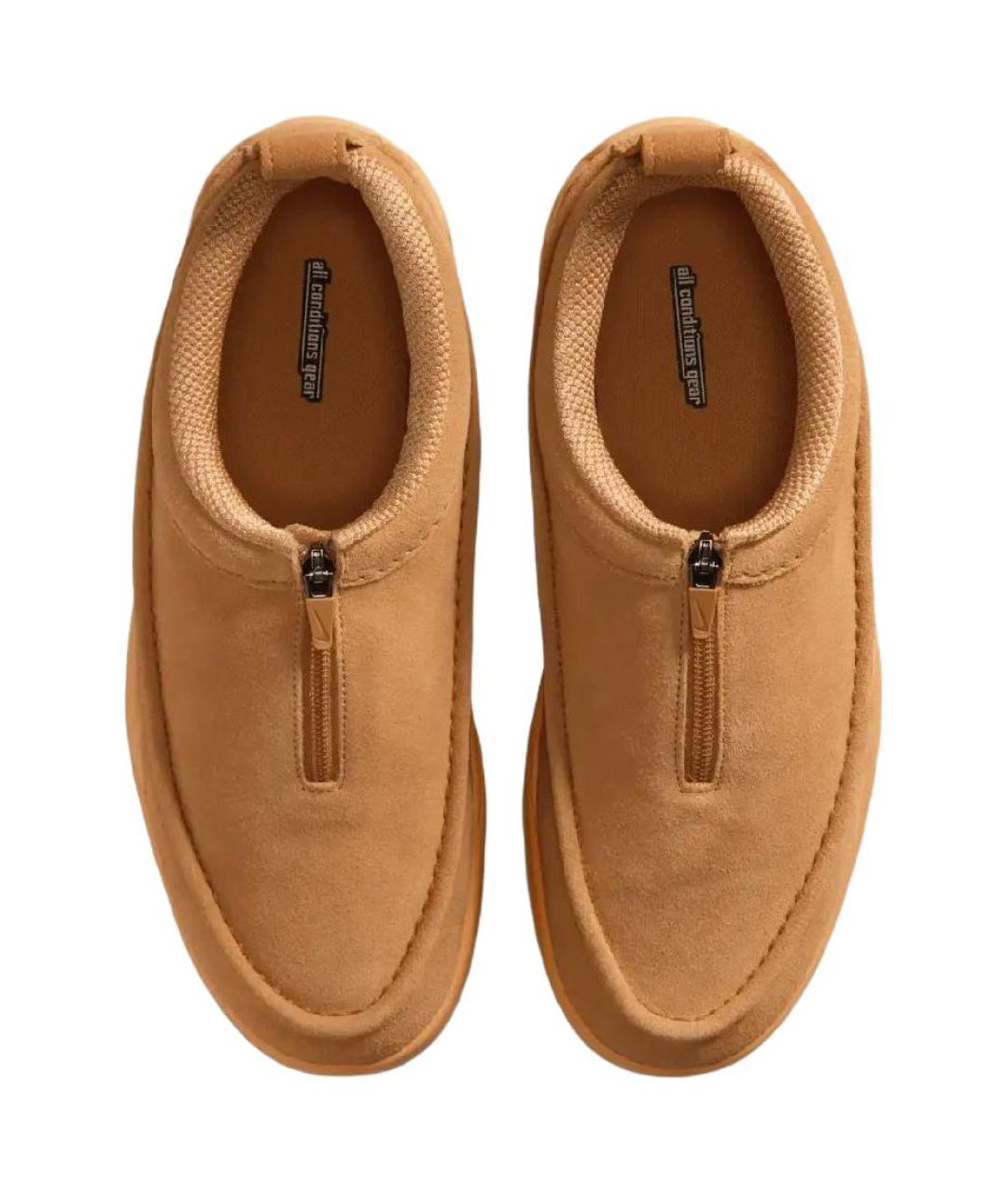 NIKE Коричневые низкие кроссовки / кеды, фото 4