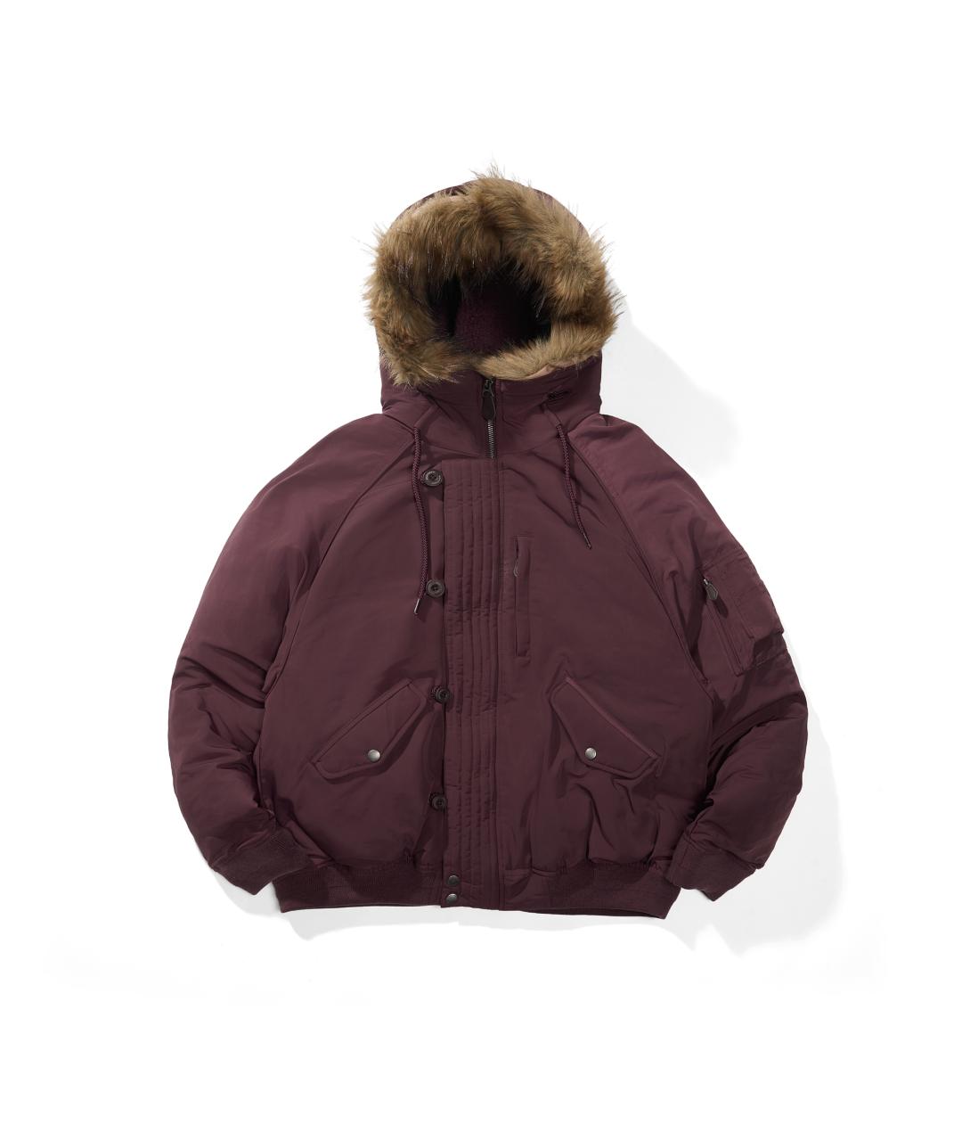 NOTHOMME Бордовый полиэстеровый пуховик, фото 6