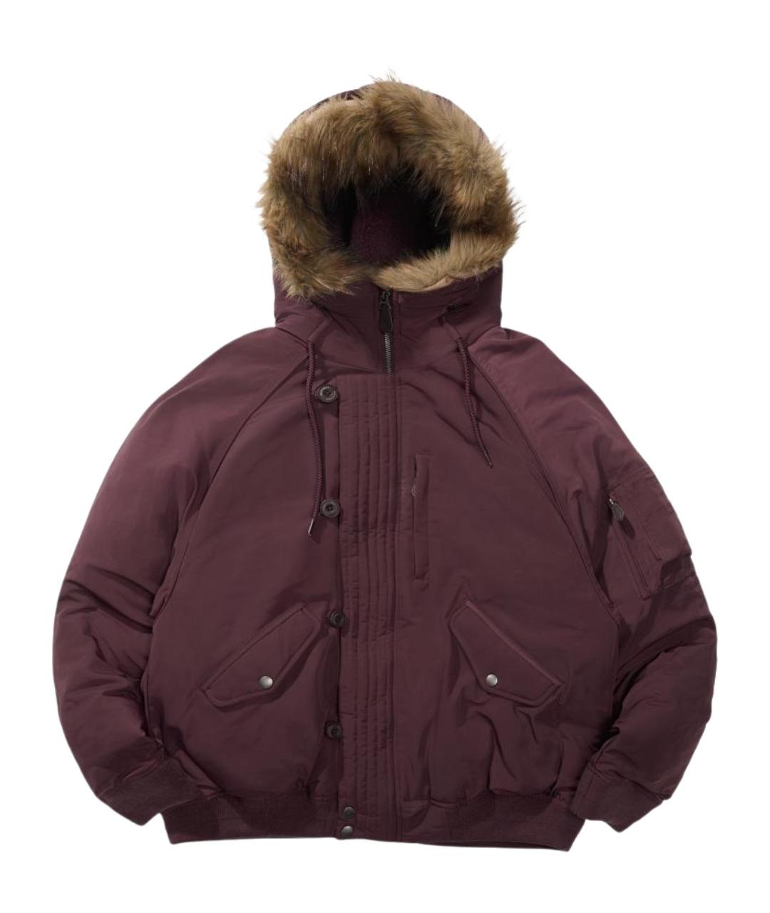 NOTHOMME Бордовый полиэстеровый пуховик, фото 1