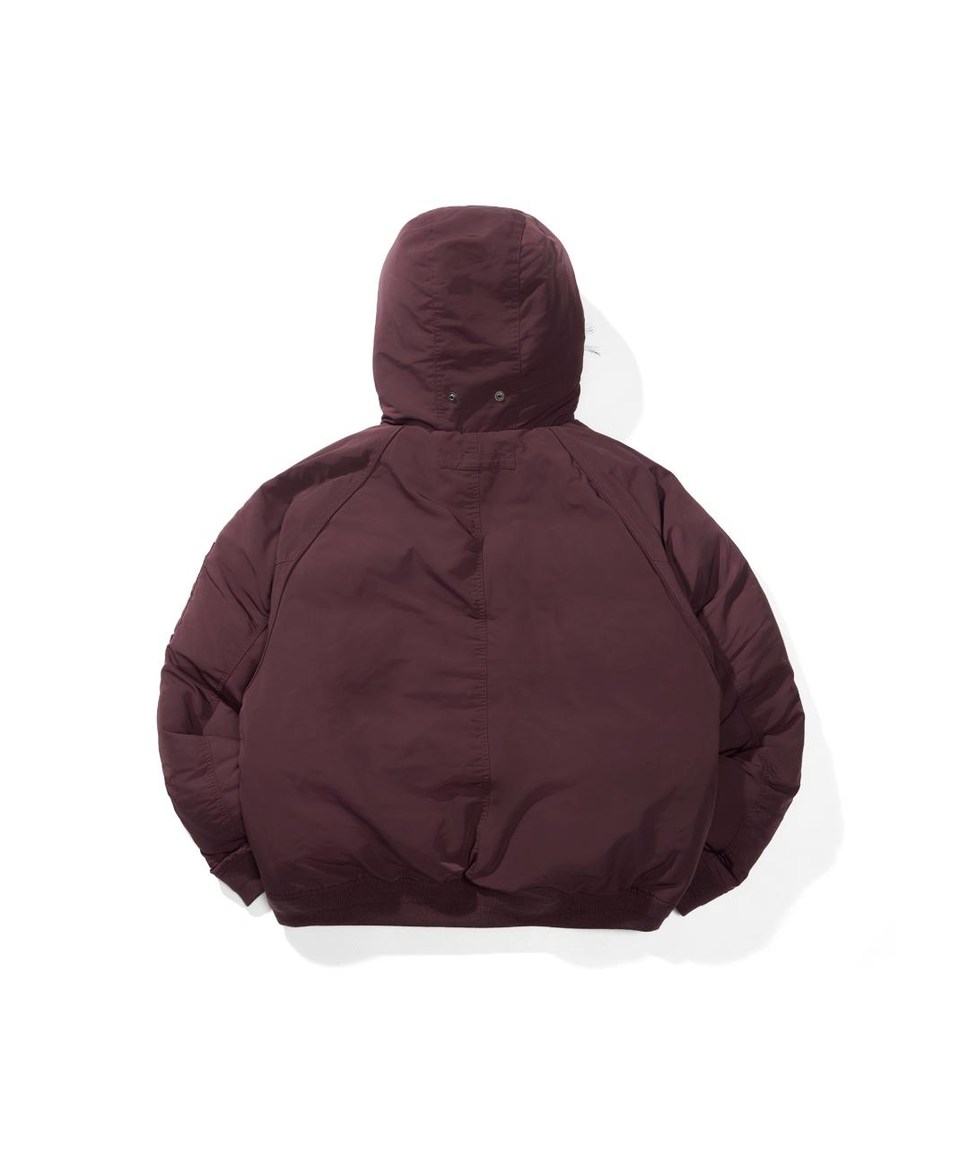 NOTHOMME Бордовый полиэстеровый пуховик, фото 2