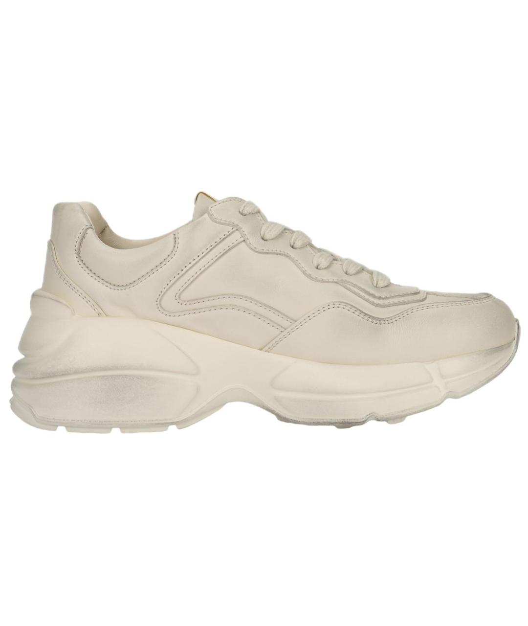 GUCCI Кожаные кроссовки, фото 2