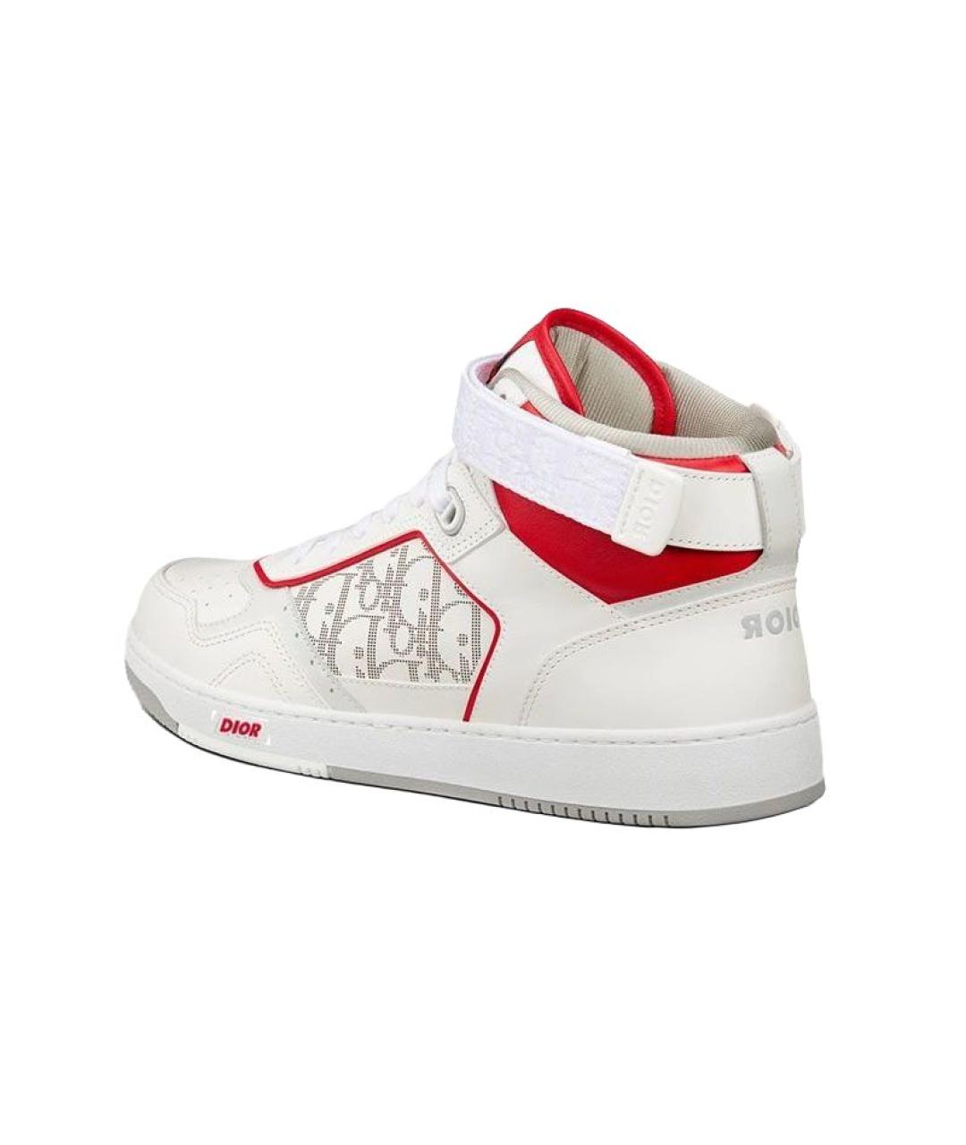 CHRISTIAN DIOR Кожаные высокие кроссовки / кеды, фото 3