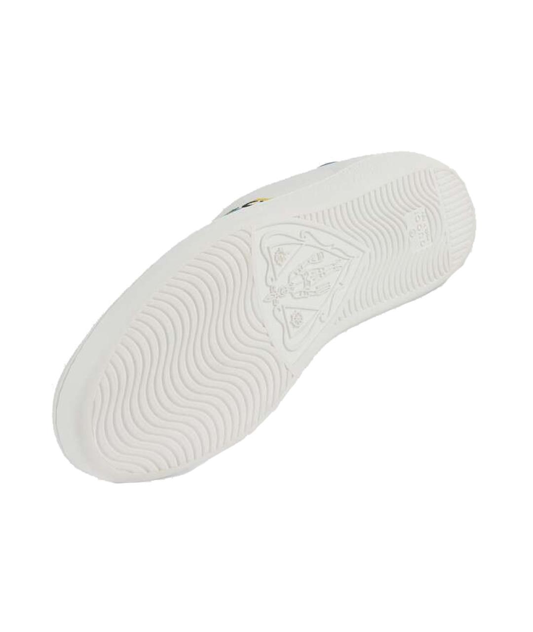 GUCCI Кожаные низкие кроссовки / кеды, фото 5