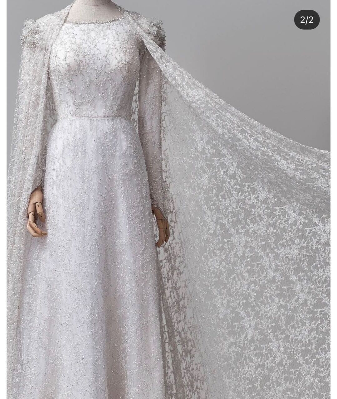 Saadi Atelier Белое свадебное платье, фото 3