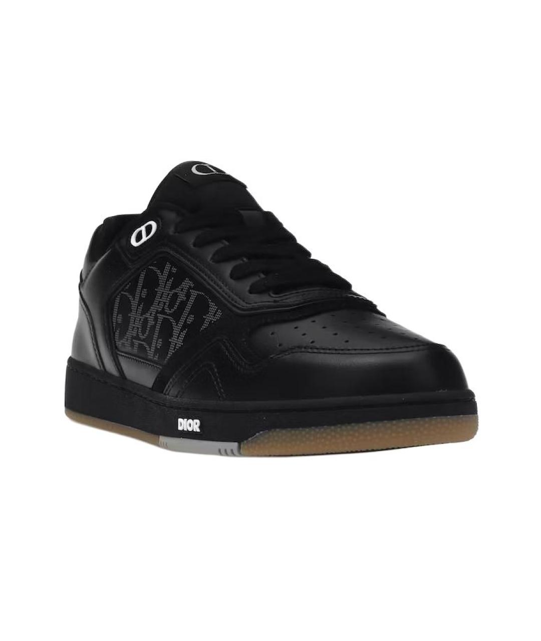 CHRISTIAN DIOR Черные низкие кроссовки / кеды, фото 4