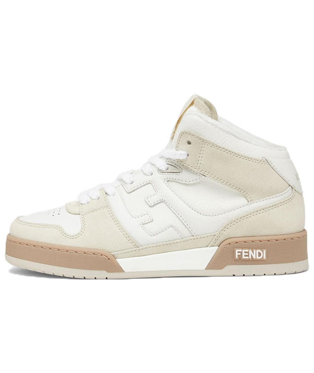 FENDI Бежевые кроссовки, фото 2