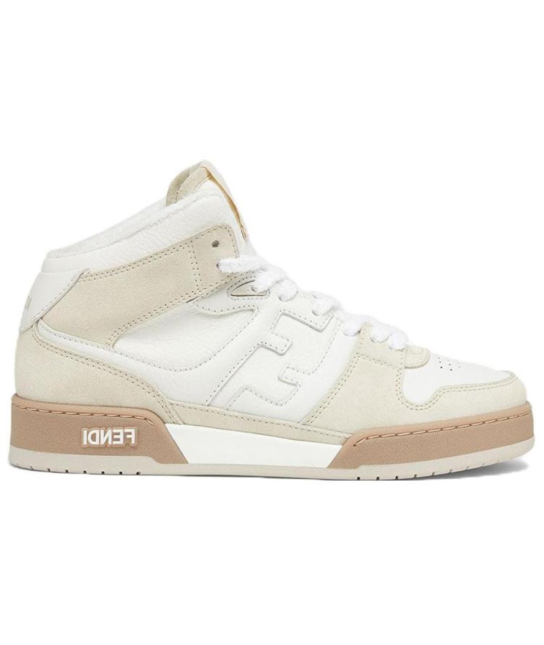 FENDI Бежевые кроссовки, фото 1