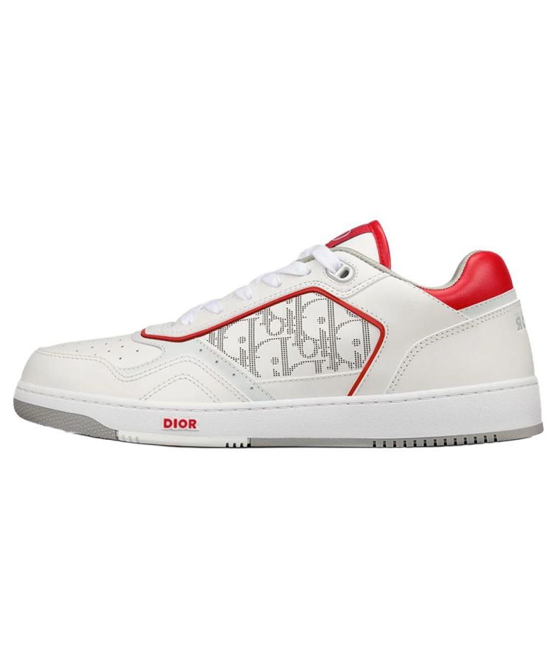 CHRISTIAN DIOR Белые кожаные низкие кроссовки / кеды, фото 2