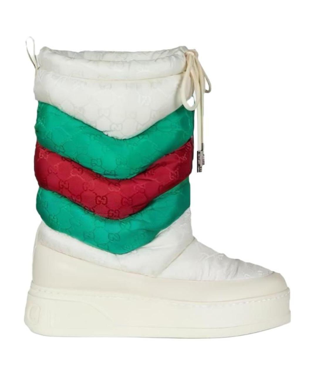 GUCCI Белые ботинки, фото 1