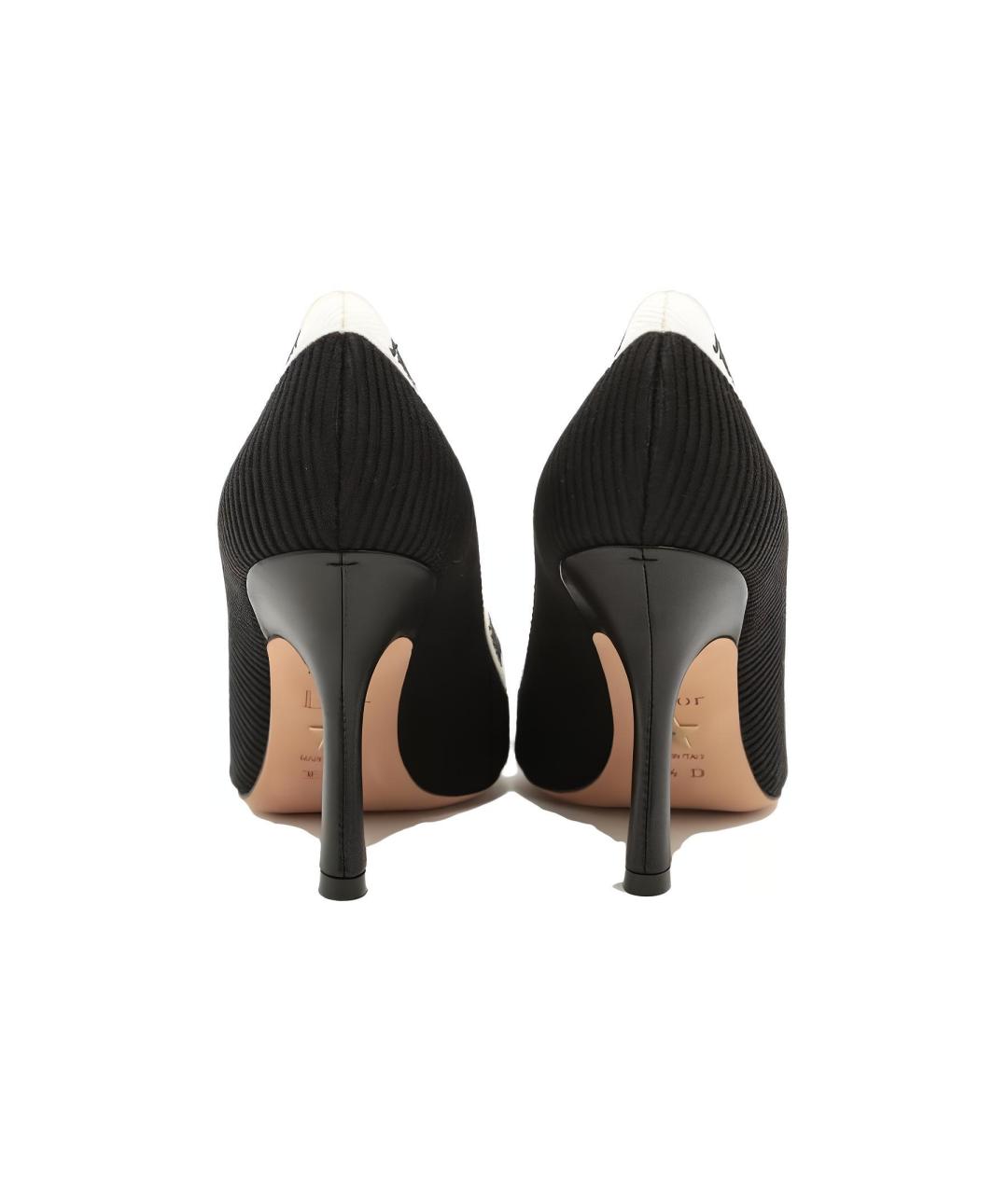 CHRISTIAN DIOR Черные кожаные туфли, фото 4