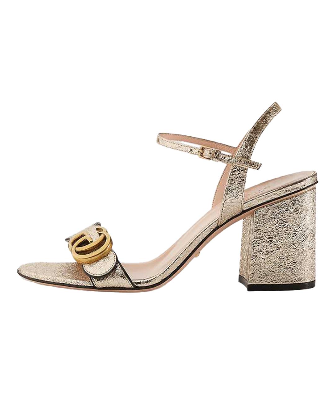 GUCCI Кожаные босоножки, фото 2