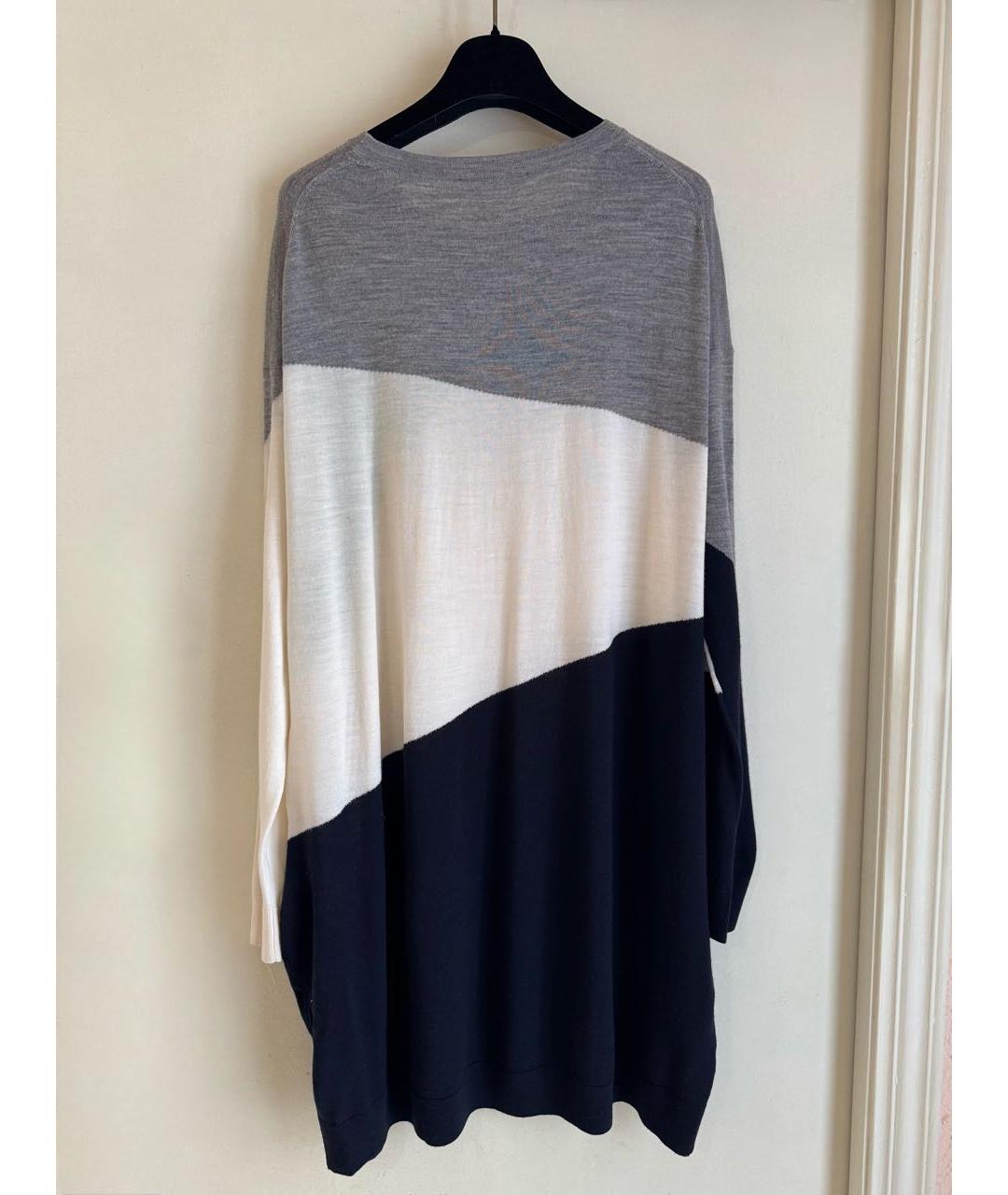 PAUL SMITH Мульти шерстяное повседневное платье, фото 8