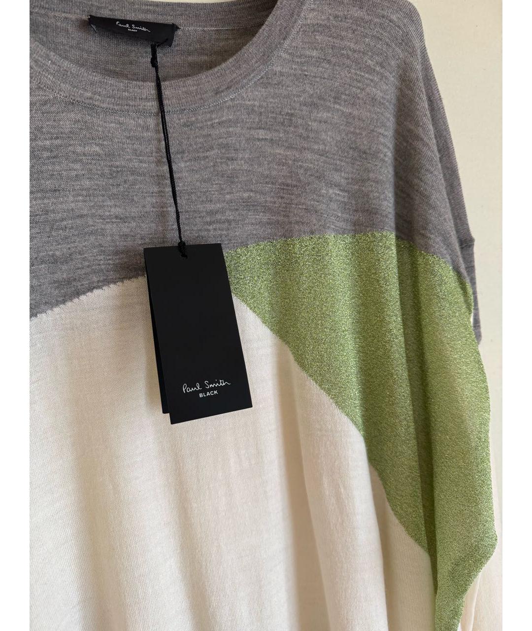 PAUL SMITH Мульти шерстяное повседневное платье, фото 6