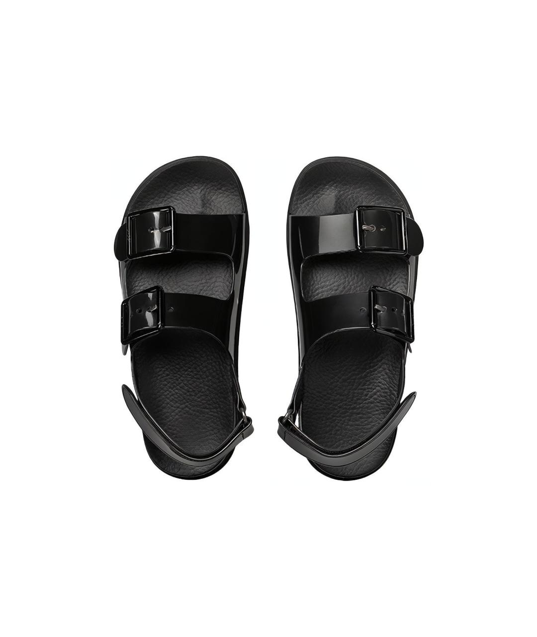 GUCCI Черные сандалии, фото 4