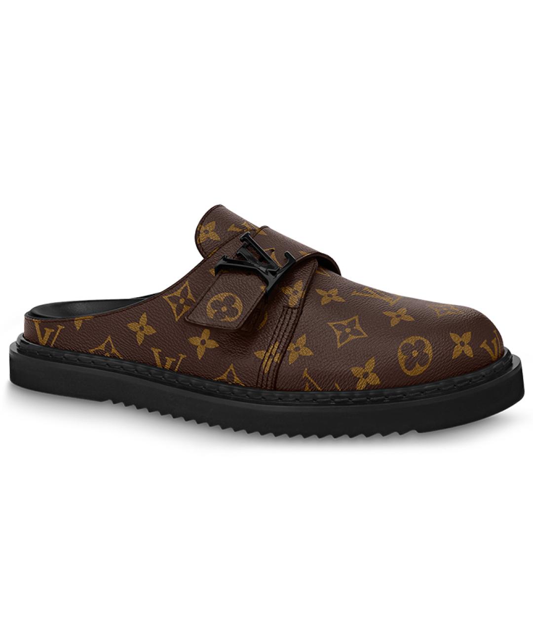 LOUIS VUITTON Коричневые слипоны, фото 3