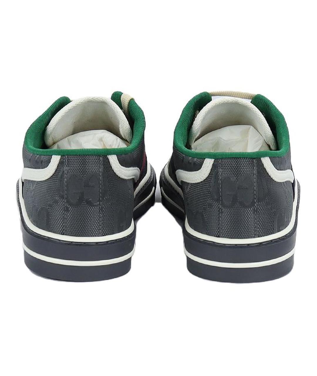 GUCCI Серые низкие кроссовки / кеды, фото 4