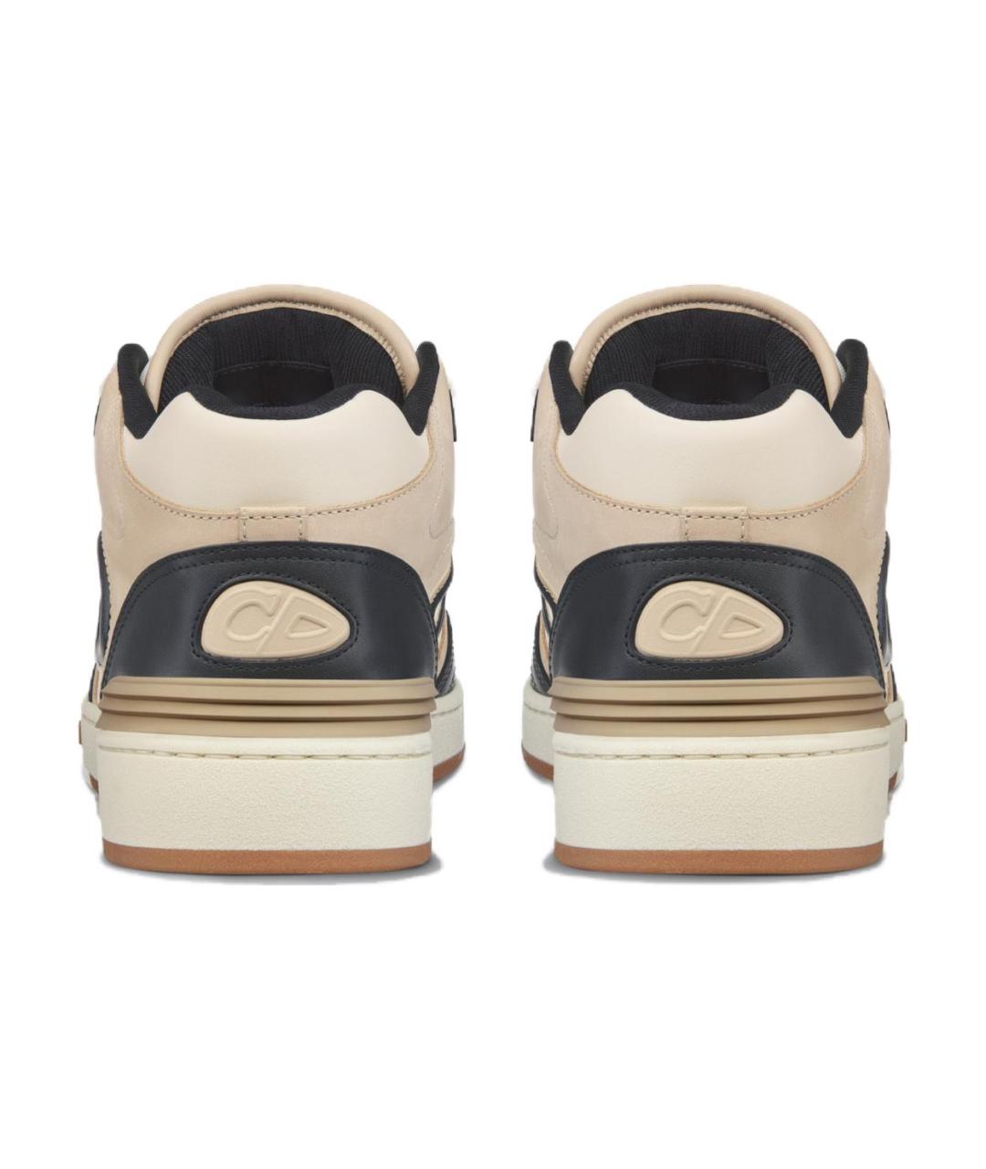 CHRISTIAN DIOR Бежевые низкие кроссовки / кеды, фото 5