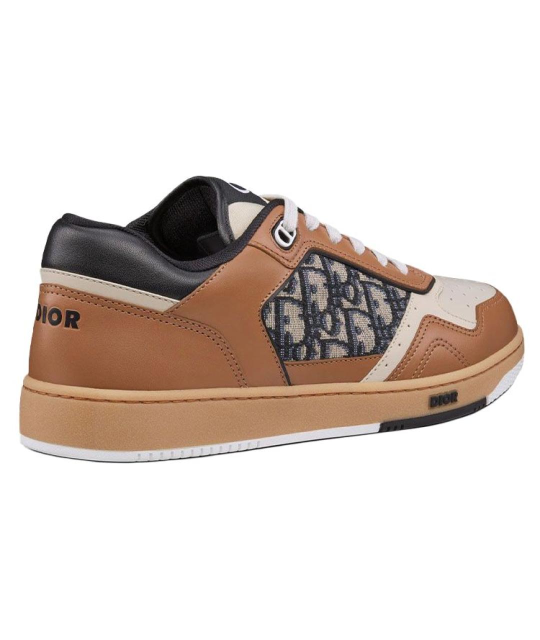 CHRISTIAN DIOR Коричневые низкие кроссовки / кеды, фото 4