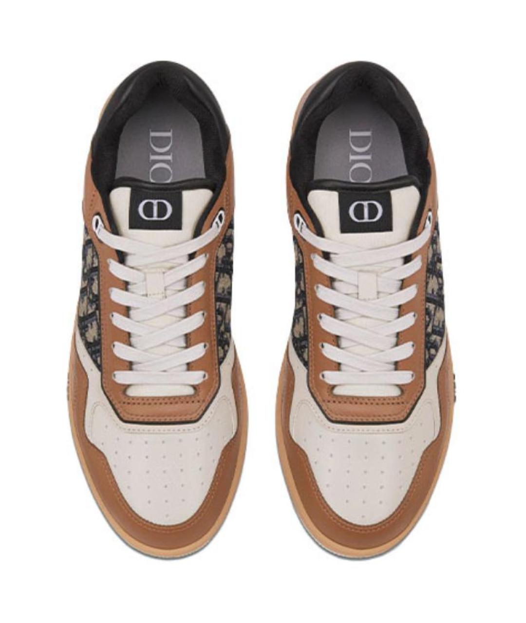 CHRISTIAN DIOR Коричневые низкие кроссовки / кеды, фото 5