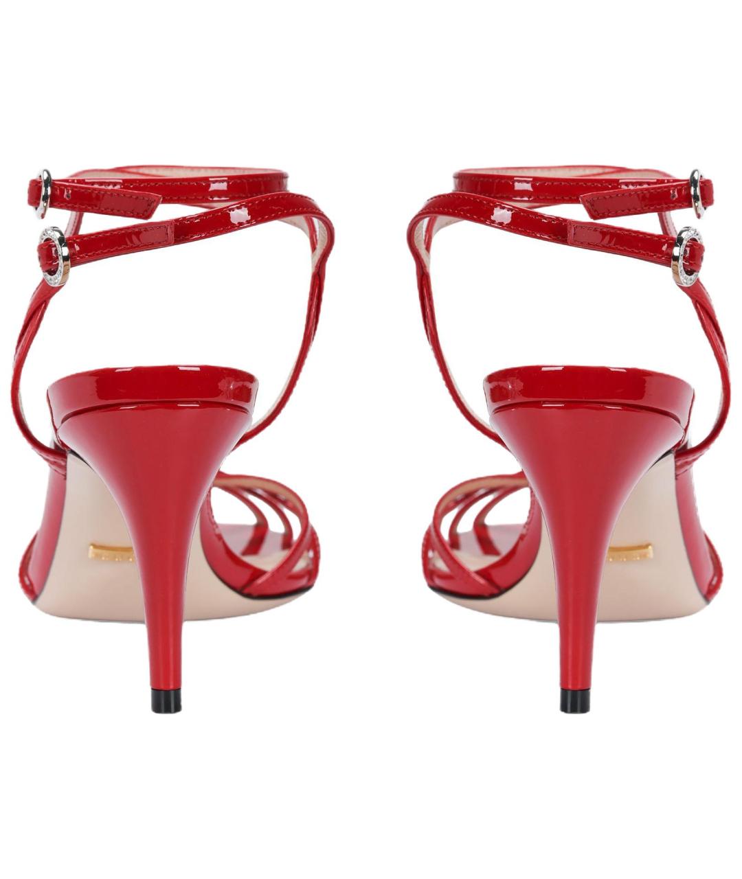 GUCCI Красные туфли, фото 4