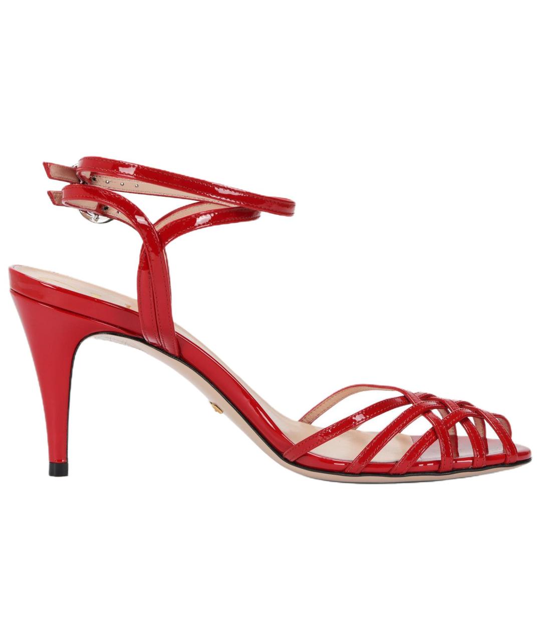 GUCCI Красные туфли, фото 1