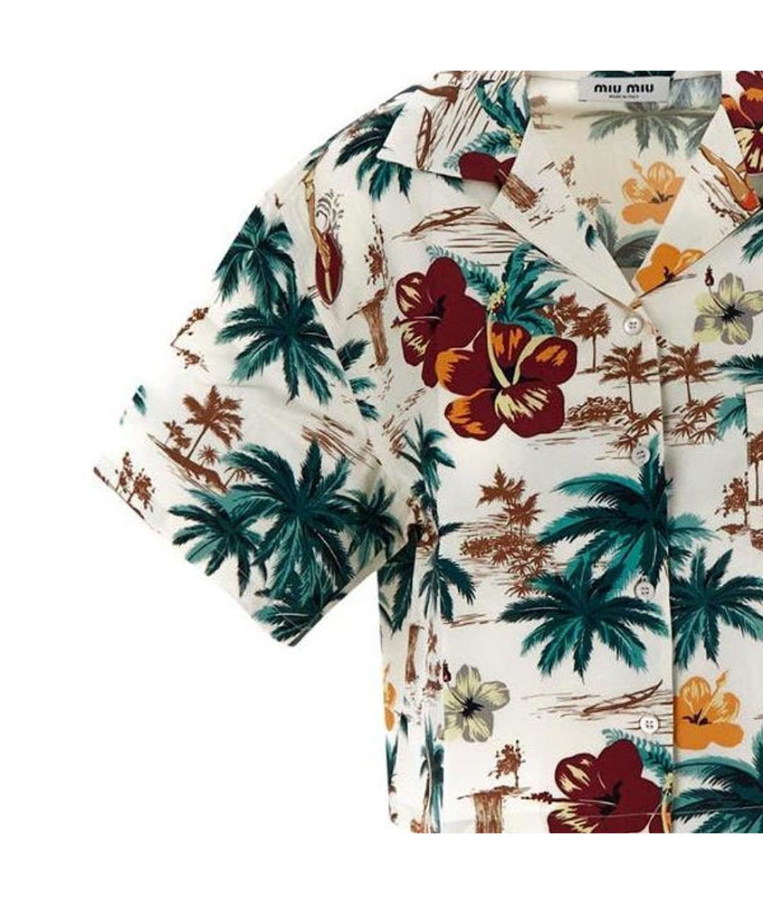 MIU MIU Мульти рубашка, фото 3