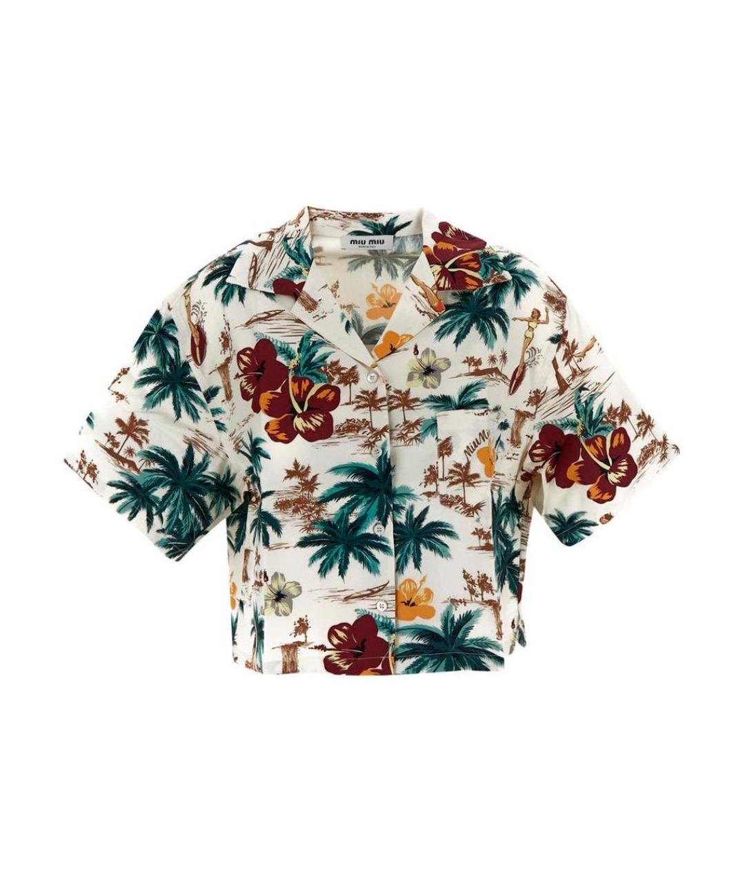 MIU MIU Мульти рубашка, фото 1