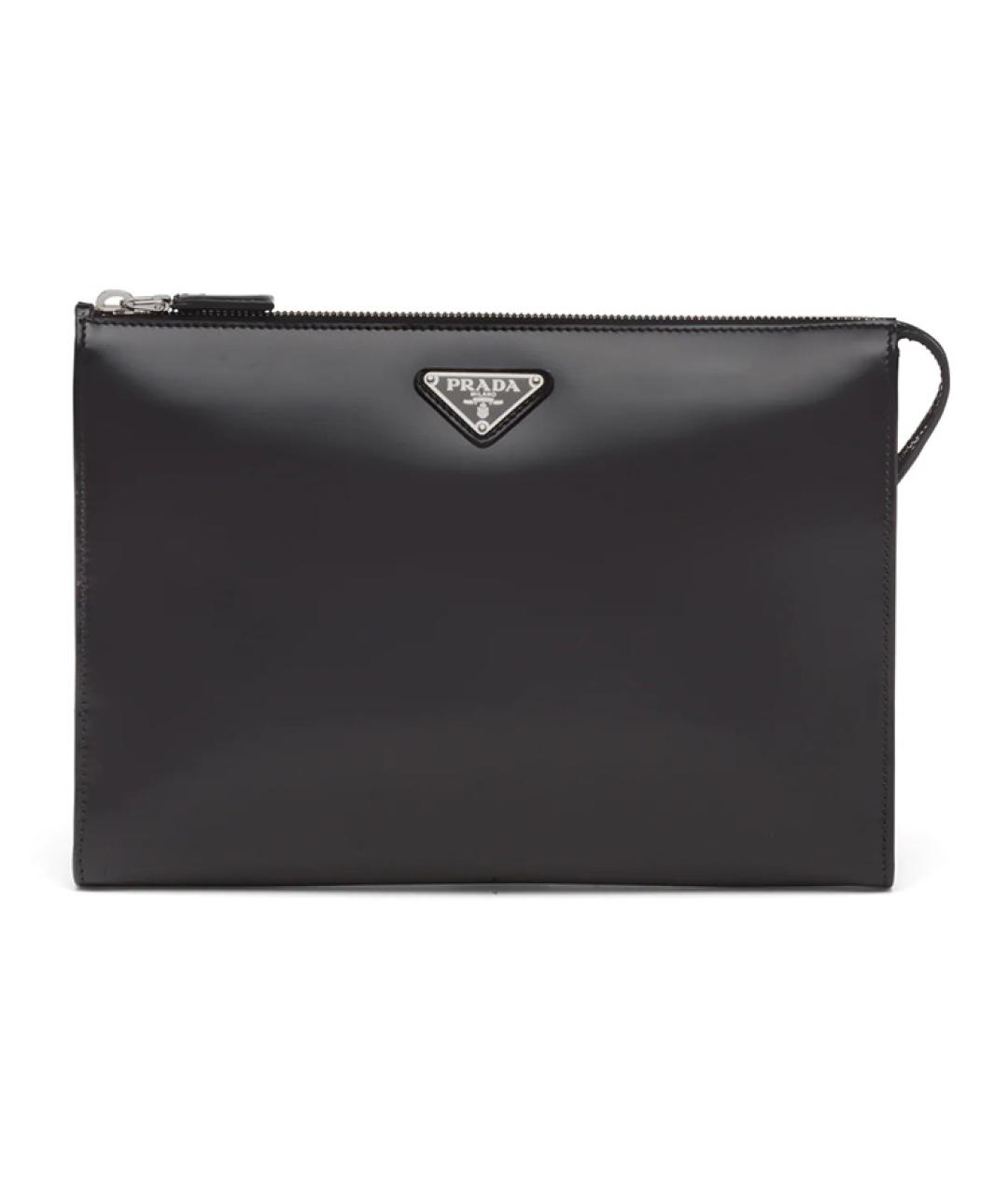 PRADA Черная кожаная папка для документов, фото 1