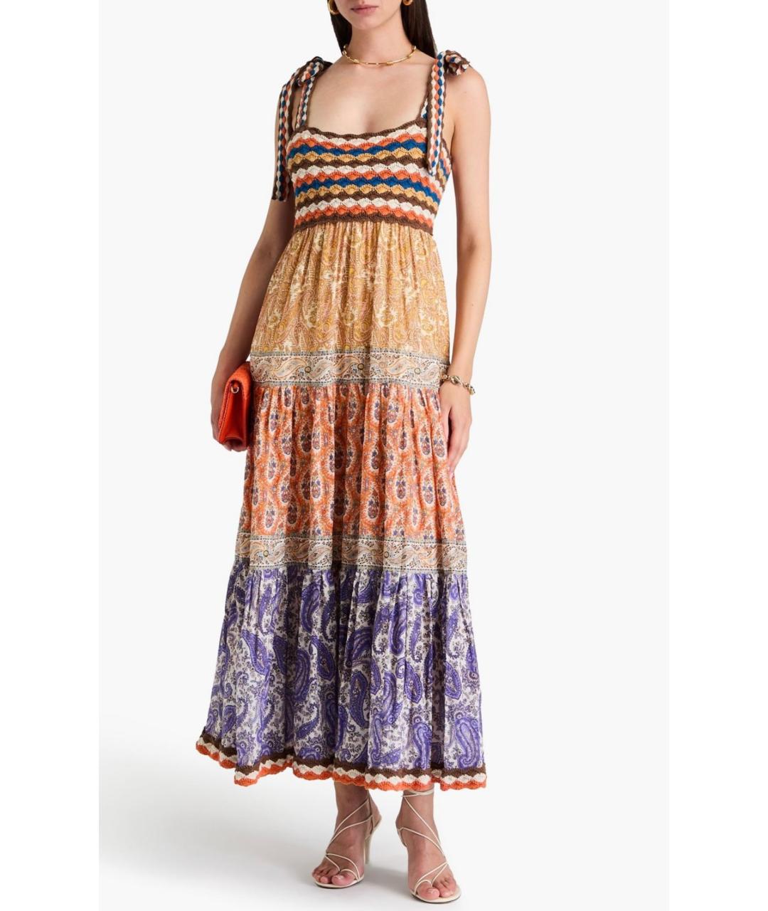ZIMMERMANN Мульти хлопковое коктейльное платье, фото 2